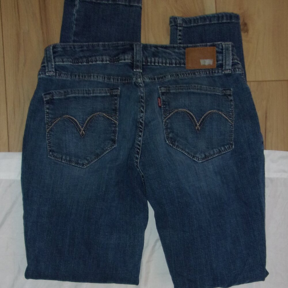 Levis jeans size 32 x 32 blue denim pants jeans womens bold curve low rise